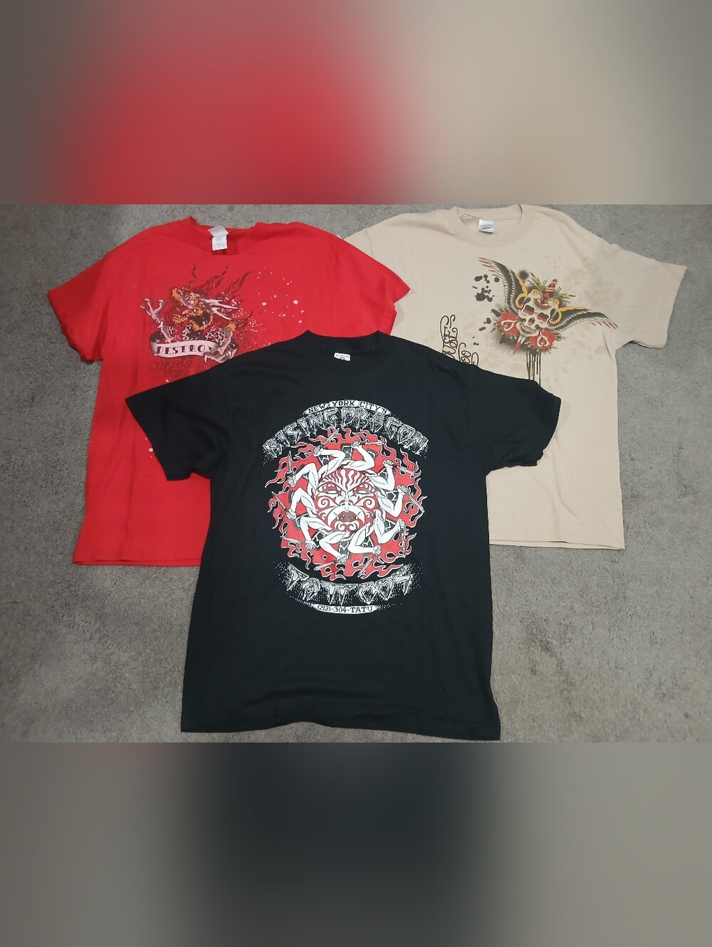 3 Ink House Tattoo Large T-Shirts
